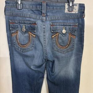 True Religion Women's Dark Blue Boot Cut Jeans